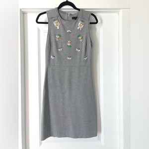 Banana Republic Embelished Sheath Dress Size 0